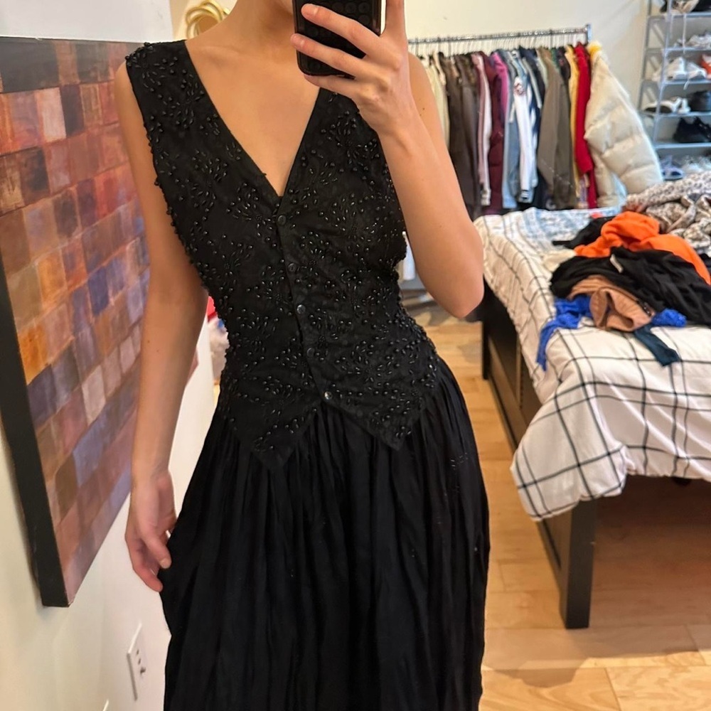 VM Black Wide Leg Jumpsuit - Picture 4 of 8